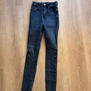 by the way. Dark Blue Skinny Jeans